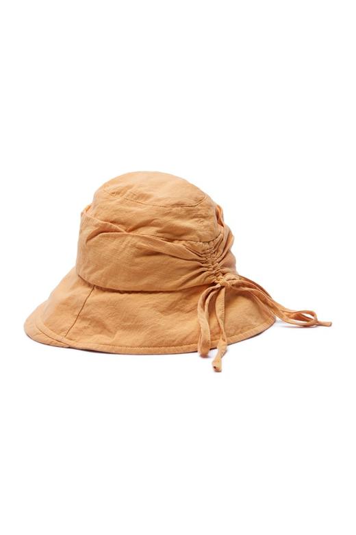 SUMMER & SAGE 淡黄色抽褶遮阳帽 9126 商品图2