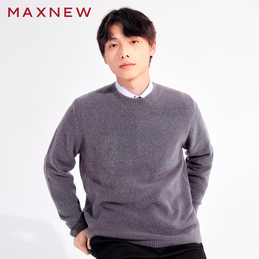 【毛衫】时尚廓形圆领毛衫1N4112505 商品图3