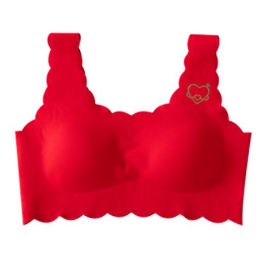 【马年限定❗️专为发育期少女设计】无痕无束缚，新年穿红衣，鸿运吉祥，大吉大利！2025新年喜庆本命年大红内衣套装文胸内裤青少年新娘胸罩袜子年货礼盒 商品图5