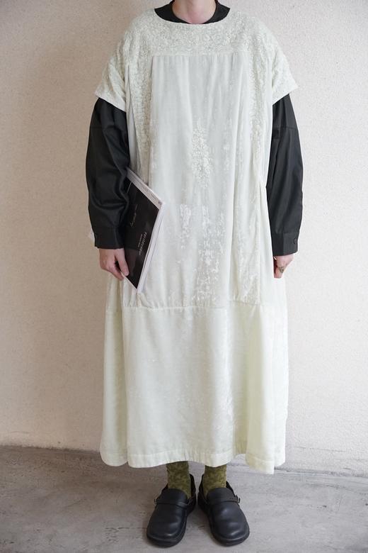 Aodress手工刺绣丝绵连衣裙 商品图0