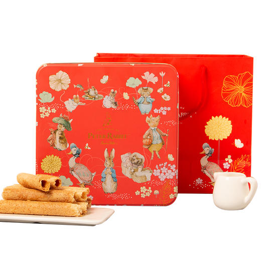 中国台湾比得兔家族原味蛋卷432g/058494 酥脆美味高颜值包装 商品图0