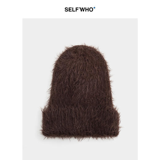 氛围感红咖啡毛线针织帽 商品图0