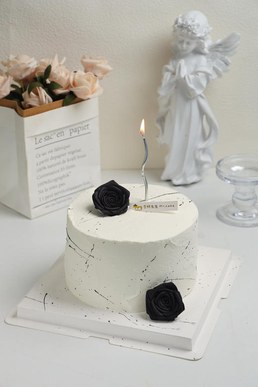 暗黑玫瑰蛋糕（百分百进口动物奶油） 商品图0