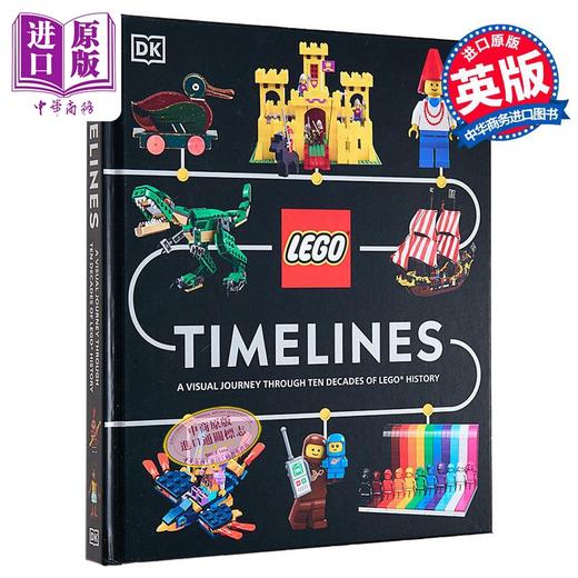 【中商原版】乐高事件年表 英文原版 LEGO Timelines Simon Hugo 益智游戏 商品图0