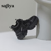 Safiya/索菲娅2024潮流运动增高厚底加绒保暖百搭休闲老爹鞋  SF44112401 商品缩略图5