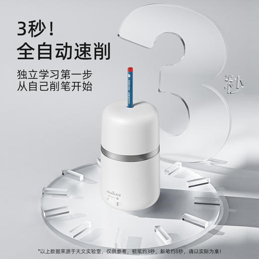 【3秒！全自动速削笔器】天文钨钢全自动削笔机 无需手扶 省力削笔S8813 7-8mm均可削 S8813 商品图2
