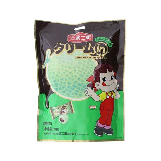 不二家 哈密瓜味巧克力夹心糖 120g/袋 商品图1