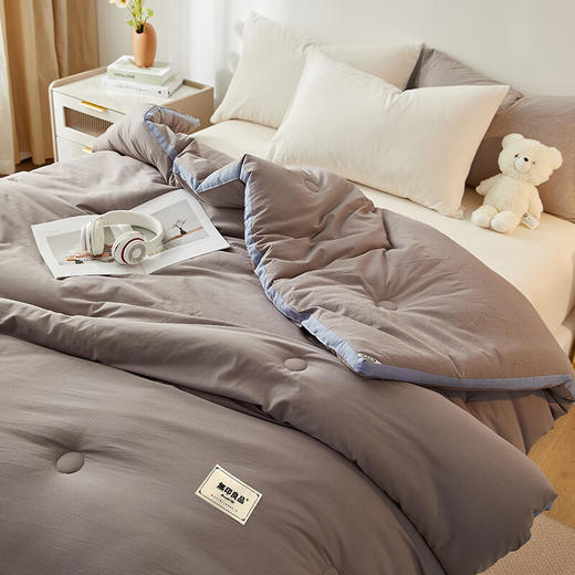 无印良品A类大豆纤维被（繁星灰）MJ-B2024-0191 商品图6