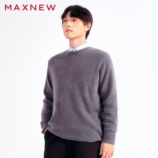 【毛衫】时尚廓形圆领毛衫1N4112505 商品图1