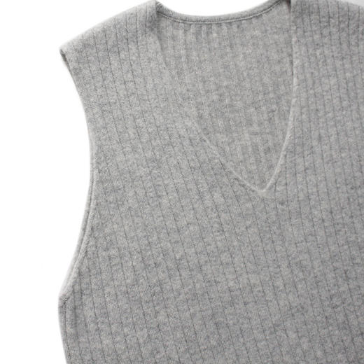 E-SAN-V领抽条连衣裙DAF102015C 商品图7