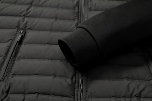 半身缘男女装 冬季插肩袖针织拼接轻薄情侣款立领羽绒服2529 商品图8