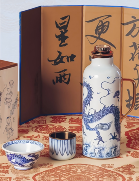 一原得物|一原得物MINI传家壶(龙年金青龙+弥云压手杯礼盒)[特价品]