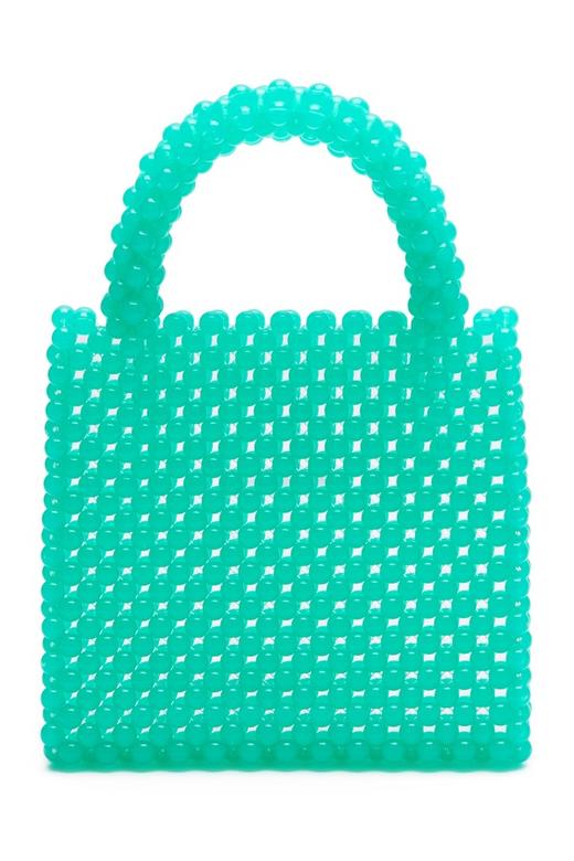 Say Something 薄荷绿珠饰包包 9137 商品图1