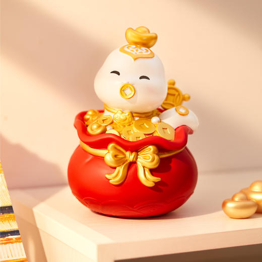 【故宫摆件】灵蛇献瑞蛇年存钱罐摆件新款可存取文创本命年礼物 商品图3