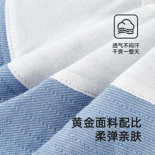 英氏婴儿帽子春夏季男童帽子2025新款男宝宝渔夫帽休闲百搭牛仔帽 商品图1