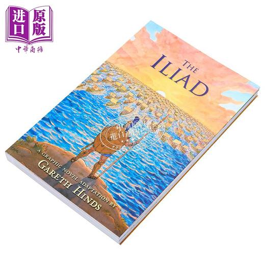 预售 【中商原版】荷马史诗 伊利亚特 图画版 The Iliad A Graphic Novel 英文原版 Gareth Hinds 古希腊神话改编获奖漫画姊妹篇 商品图1