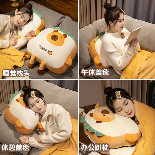 【两用抱枕被】创意ins抱枕被车载抱枕被 商品图5