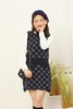amadella 蝴蝶结菱格纹图案背心半裙针织套装 14895 商品缩略图4
