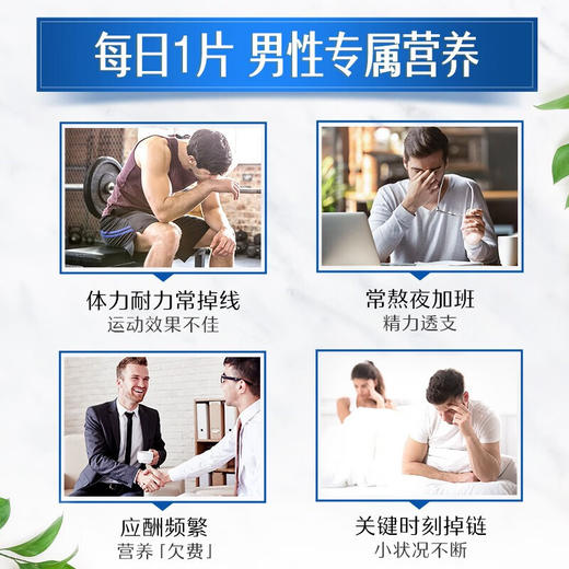 【国内版】Swisse 斯维诗力他维多种维生素矿物质片90片装 男士 多维健康 商品图4