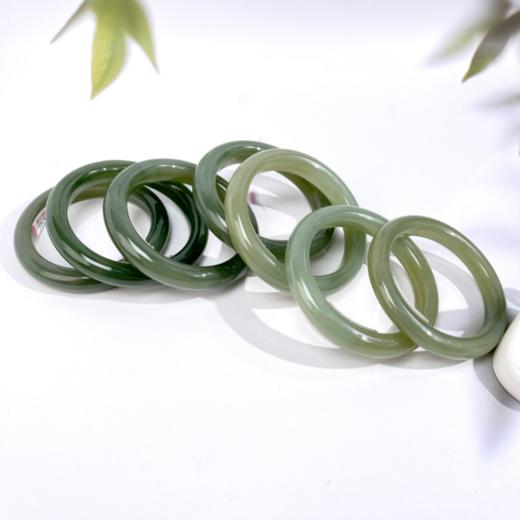 和田玉手镯-湖水绿 商品图0