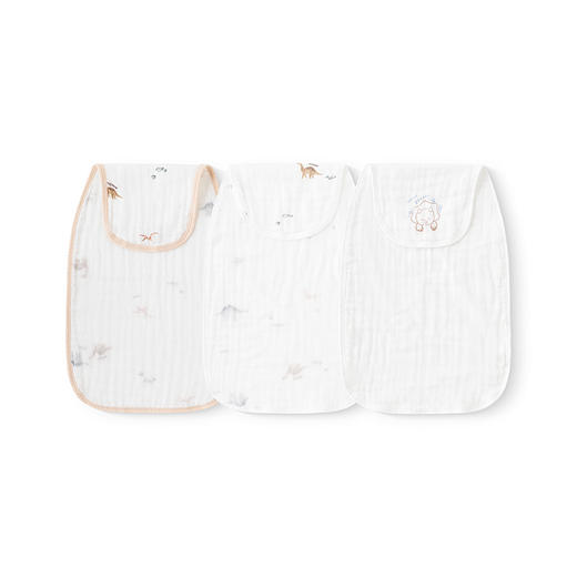 【商场同款】英氏婴幼儿吸汗巾四季可用小宝宝垫背巾7A抗菌3条装 商品图4