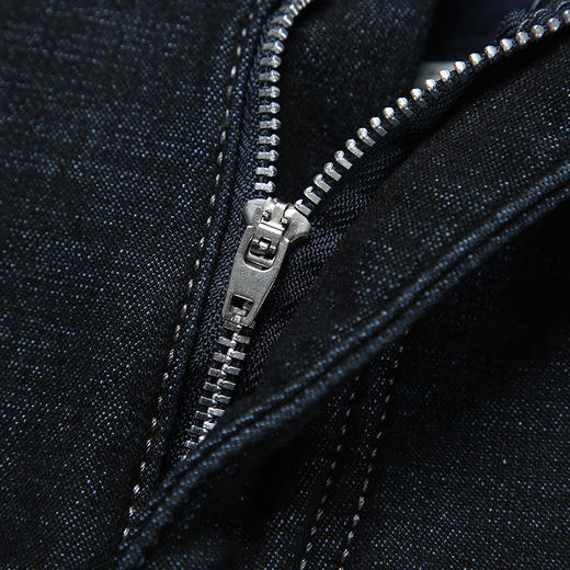 【加绒加厚】罗蒙冬季加绒保暖牛仔裤男士休闲百搭直筒弹力牛仔裤男棉质长裤 商品图5