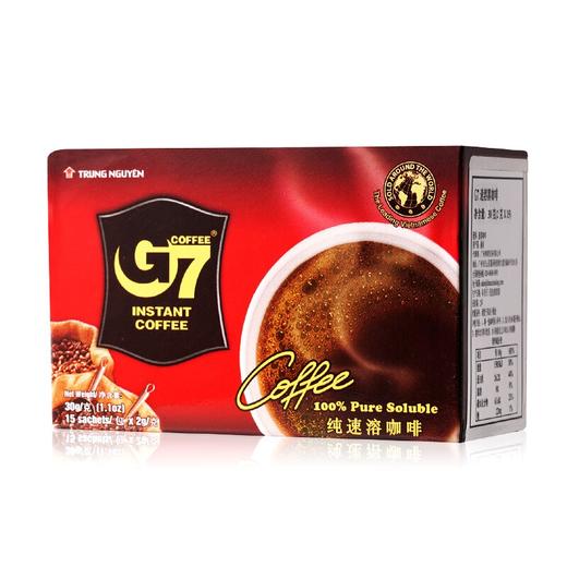 中原G7无蔗糖纯黑咖啡30g 商品图0