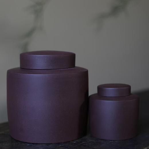经典陶坊出品经中紫泥茶叶罐 商品图0