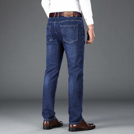 罗蒙春秋男装牛仔裤男士直筒休闲百搭棉质牛仔裤男青年长裤子 商品图2