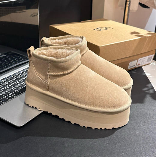 厚底𝐮𝐠𝐠周冬雨雪地靴𝟓𝐜𝐦𝟑𝐜𝐦两个厚度111202 商品图8