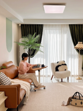 真后悔没早点买‼️小户型用吸顶灯太显大了吧