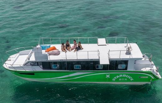 泰国普吉星巴克号快艇 / 双体双层快船斯米兰一日游【中文导游|浮潜|往返接送】 商品图0