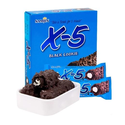 X-5 黑巧克力棒代可可脂巧克力制品 4袋 144g/盒 商品图0