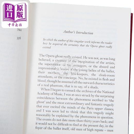 【中商原版】经典小说收藏版系列 歌剧魅影 Wordsworth Collectors Phantom of the Opera 英文原版 加斯东 勒鲁 Gaston Leroux 商品图3