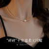 Winy925纯银梦幻碎银项链轻奢小众碎银子珍珠项链送女友节日生日礼物 商品缩略图5
