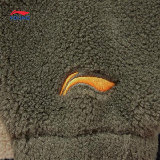 李宁男大童户外系列保暖宽松拼接休闲外套YFDU149 商品图7