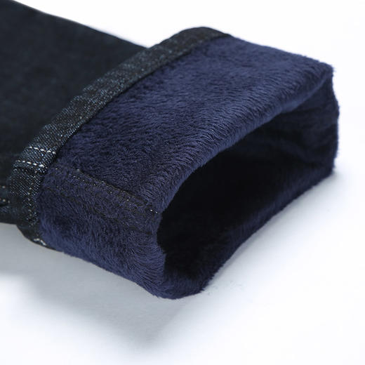 【加绒加厚】罗蒙冬季加绒保暖牛仔裤男士休闲百搭直筒弹力牛仔裤男青年长裤 商品图4