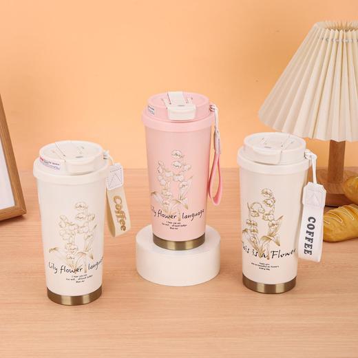 【铃兰保温杯500ML大容量】316不锈钢内胆+304不锈钢底座 四季刚需保冷又保热 商品图1