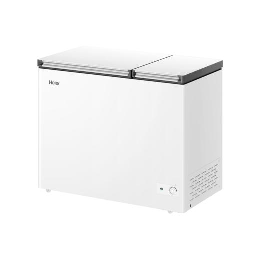 海尔海尔（Haier） 210升 双箱双温区  大冷冻小冷藏 家用商用二合一 冷柜  冰柜卧式冰箱 FCD-210GHXD 商品图0