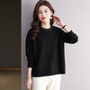 CC-53-5995针织打底衫女士秋冬季2024新款洋气时尚镶钻遮肚子宽松厚毛衣内搭 商品缩略图2