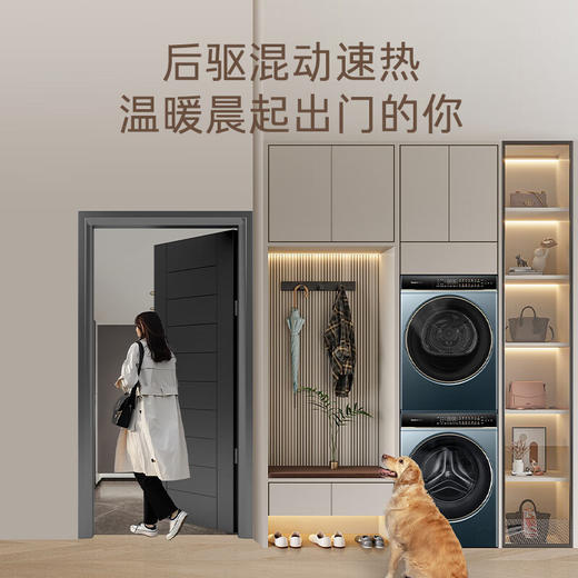 卡萨帝（Casarte）揽光LB洗烘套装 10KG直驱滚筒洗衣机+双擎热泵烘干机 精华洗10LDALB+10FALB 商品图4