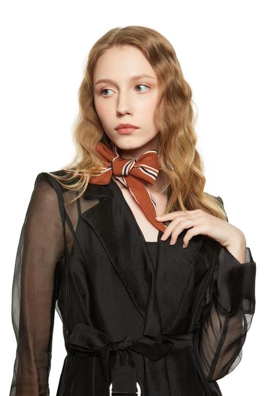 AVA 条纹饰干邑色发带 8134 商品图1