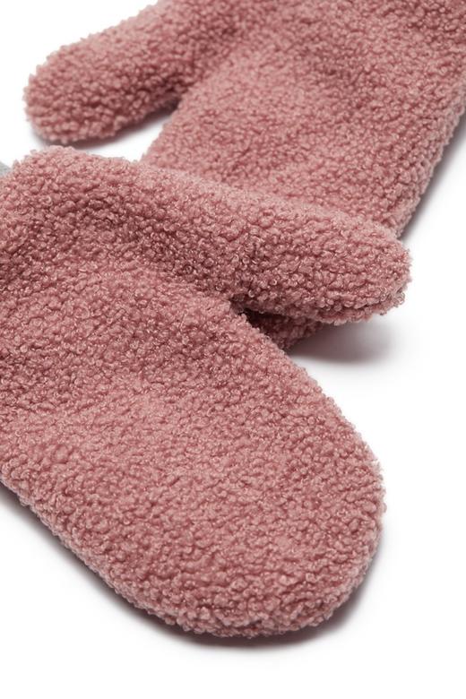 AVA 烟粉色挂脖连指手套 8563 商品图3