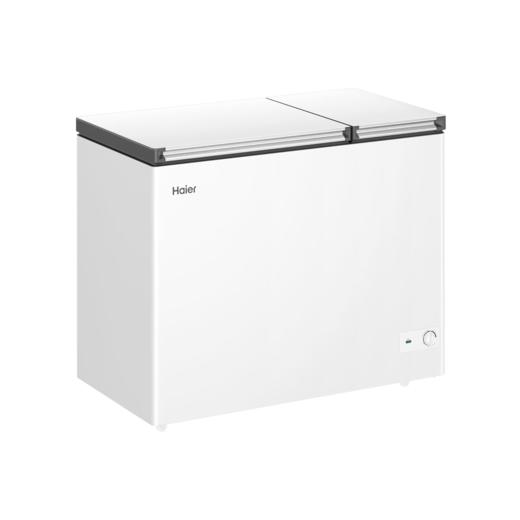海尔海尔（Haier） 210升 双箱双温区  大冷冻小冷藏 家用商用二合一 冷柜  冰柜卧式冰箱 FCD-210GHXD 商品图3