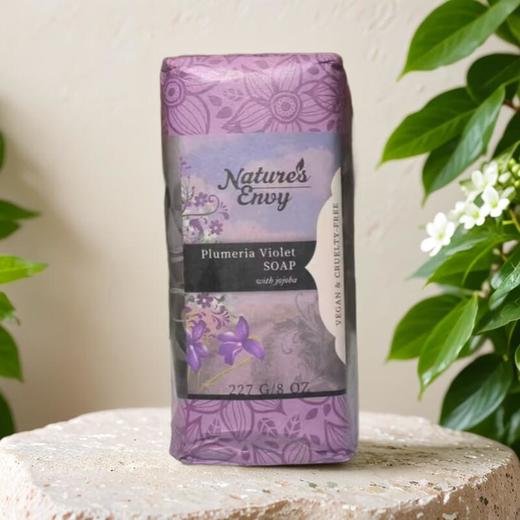 天然之扉紫罗兰手工精油皂 227g/块 商品图0