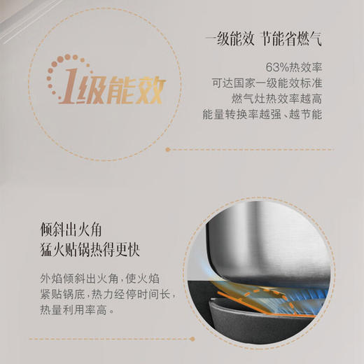 方太（FOTILE）  家用烟灶套装  挥手智控 风梭净畅网 20立方瞬吸风量 4.2KW灶 EH39H+TH18B天然气 商品图7