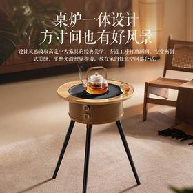 艾美特AIR13取暖器电暖器小太阳远红外加热电暖气片家用电暖桌电陶炉烧水煮茶火锅炉