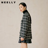 NEELLY纳俪商场同款冬季新款小香风格纹绵羊毛双面呢大衣外套女N23104N03306 商品缩略图0