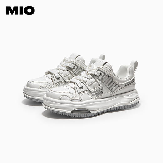 MIO米奥溶解底潮流板鞋时尚休闲鞋厚底舒适运动鞋女M251529357 商品图2