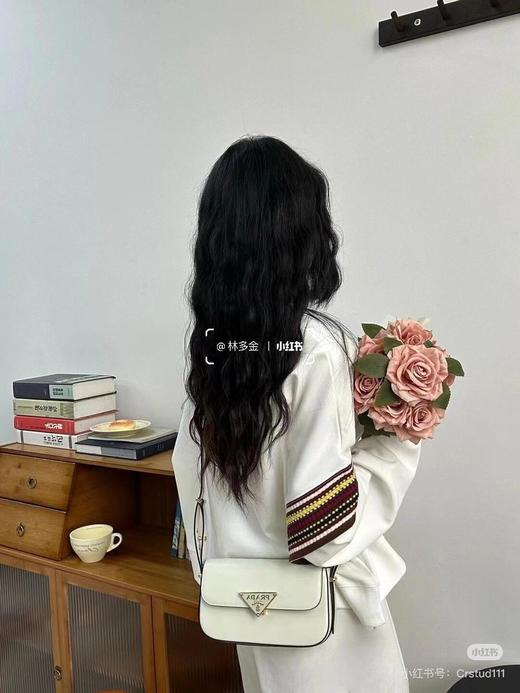 会员福利Prada豆腐包黑白色（MM） 商品图12